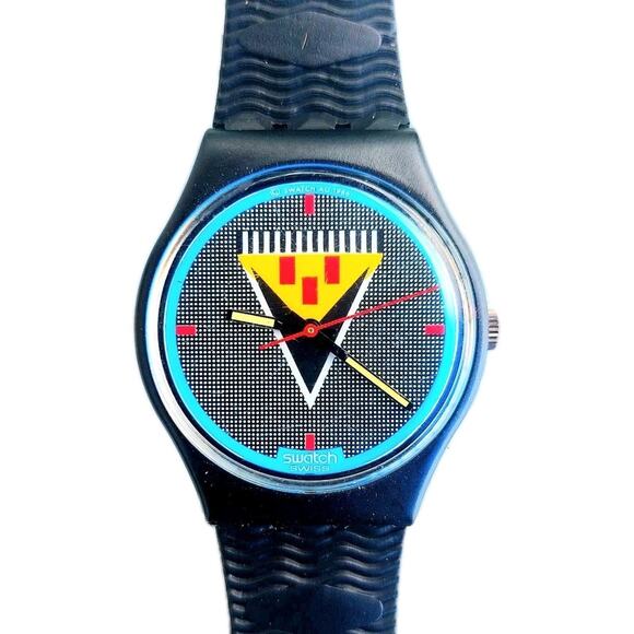 Vintage 1986 Swatch Watch LANCELOT GB110 Dummy - Picture 2 of 6